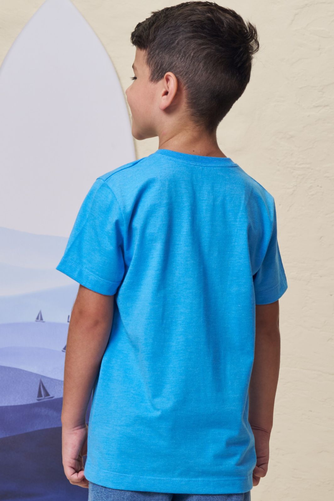Camiseta em meia malha 99627 LucBoo Infantil Menino Camiseta em meia malha 99627 LucBoo Infantil Menino