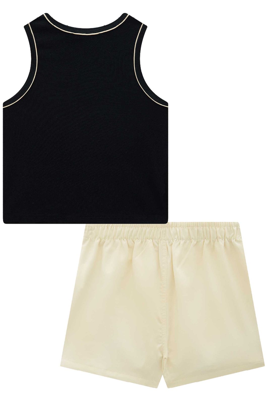 Conjunto de regata em canelado liz e short saia em tecido plano de viscose 94628 Lilimoon Teen Menina Conjunto de regata em canelado liz e short saia em tecido plano de viscose 94628 Lilimoon Teen Menina