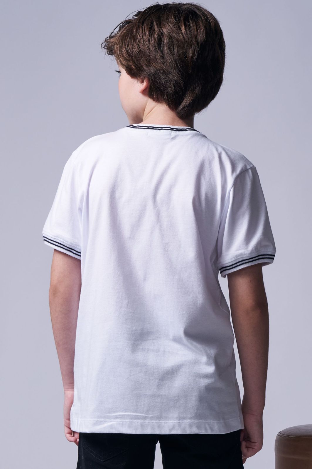 Camiseta em meia malha 96030 Johnny Fox Teen Menino Camiseta em meia malha 96030 Johnny Fox Teen Menino