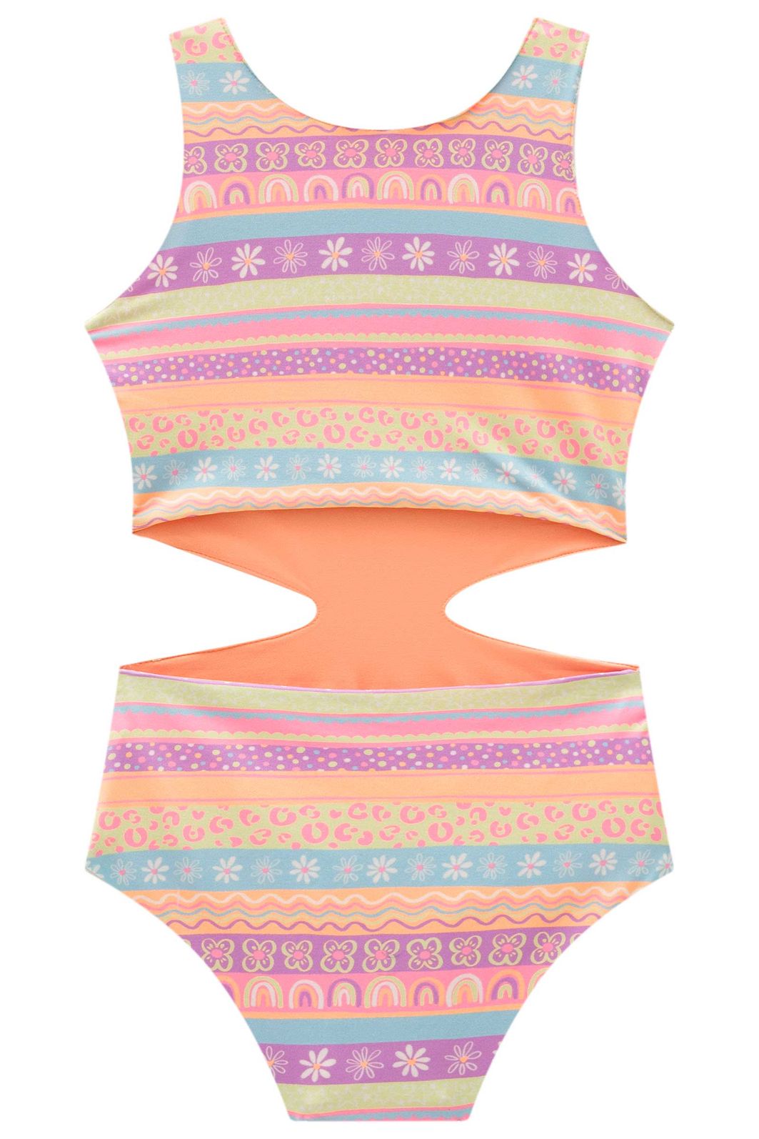 Maiô reversível em malha UV dry com proteção UV 50+ 95925 Infanti Infantil Menina Maiô reversível em malha UV dry com proteção UV 50+ 95925 Infanti Infantil Menina