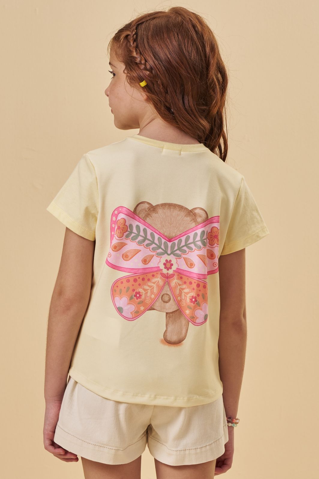 Blusa em meia malha 95532 Kukiê Infantil Menina Blusa em meia malha 95532 Kukiê Infantil Menina