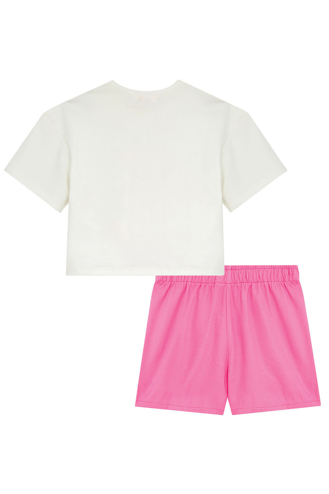 Conjunto de blusa em malha power e short saia em tecido de viscose 93649 Kukiê Infantil Menina