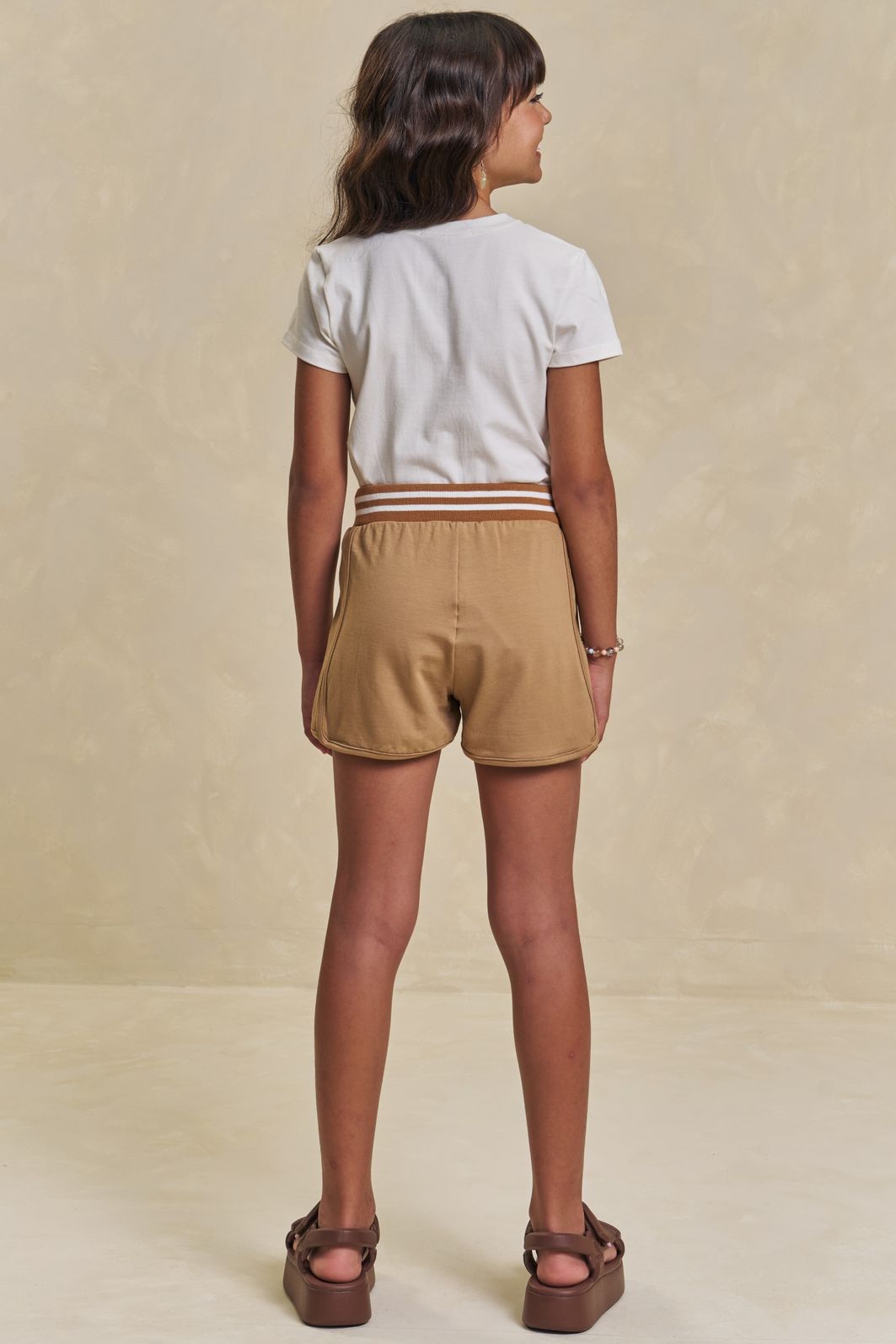 Conjunto de blusa em cotton e shorts em molevisco 95904 Lilimoon Teen Menina