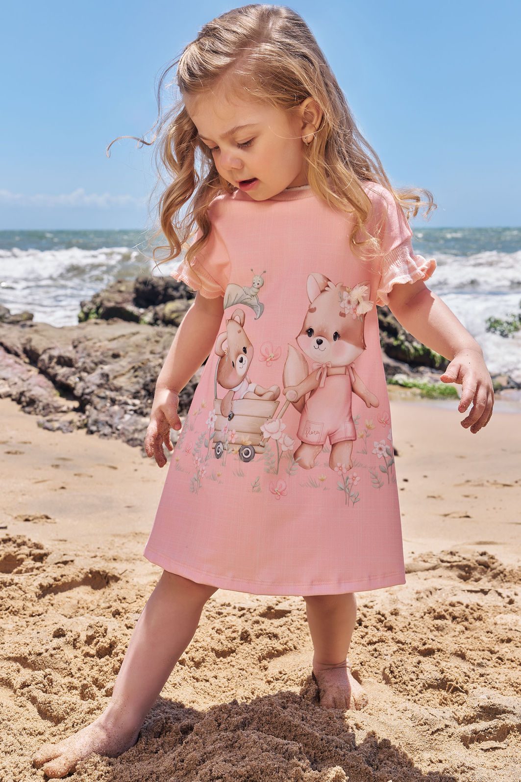 Vestido em malha power 94500 Infanti Infantil Menina Vestido em malha power 94500 Infanti Infantil Menina