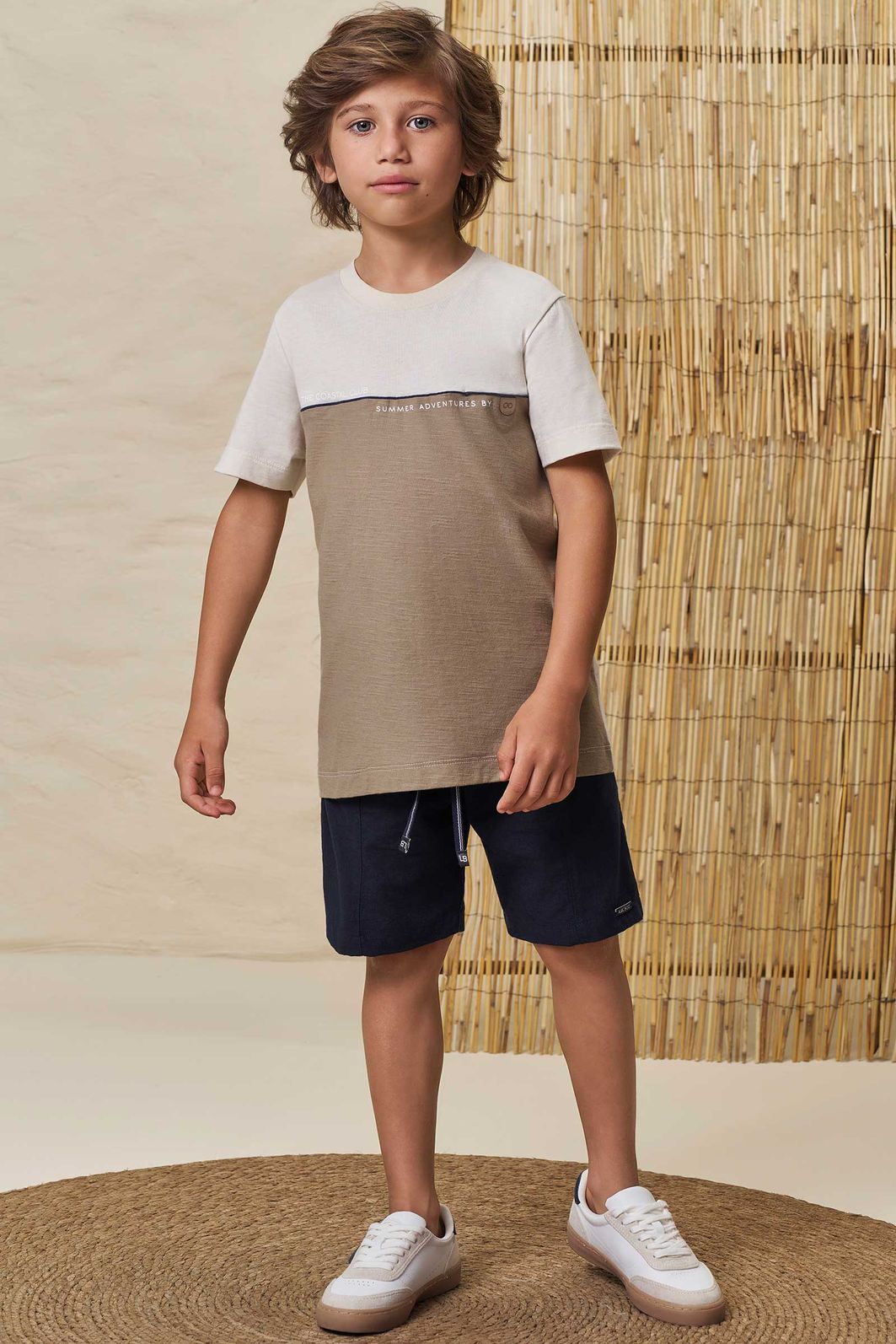 Bermuda em linho santorine 99005 LucBoo Infantil Menino Bermuda em linho santorine 99005 LucBoo Infantil Menino