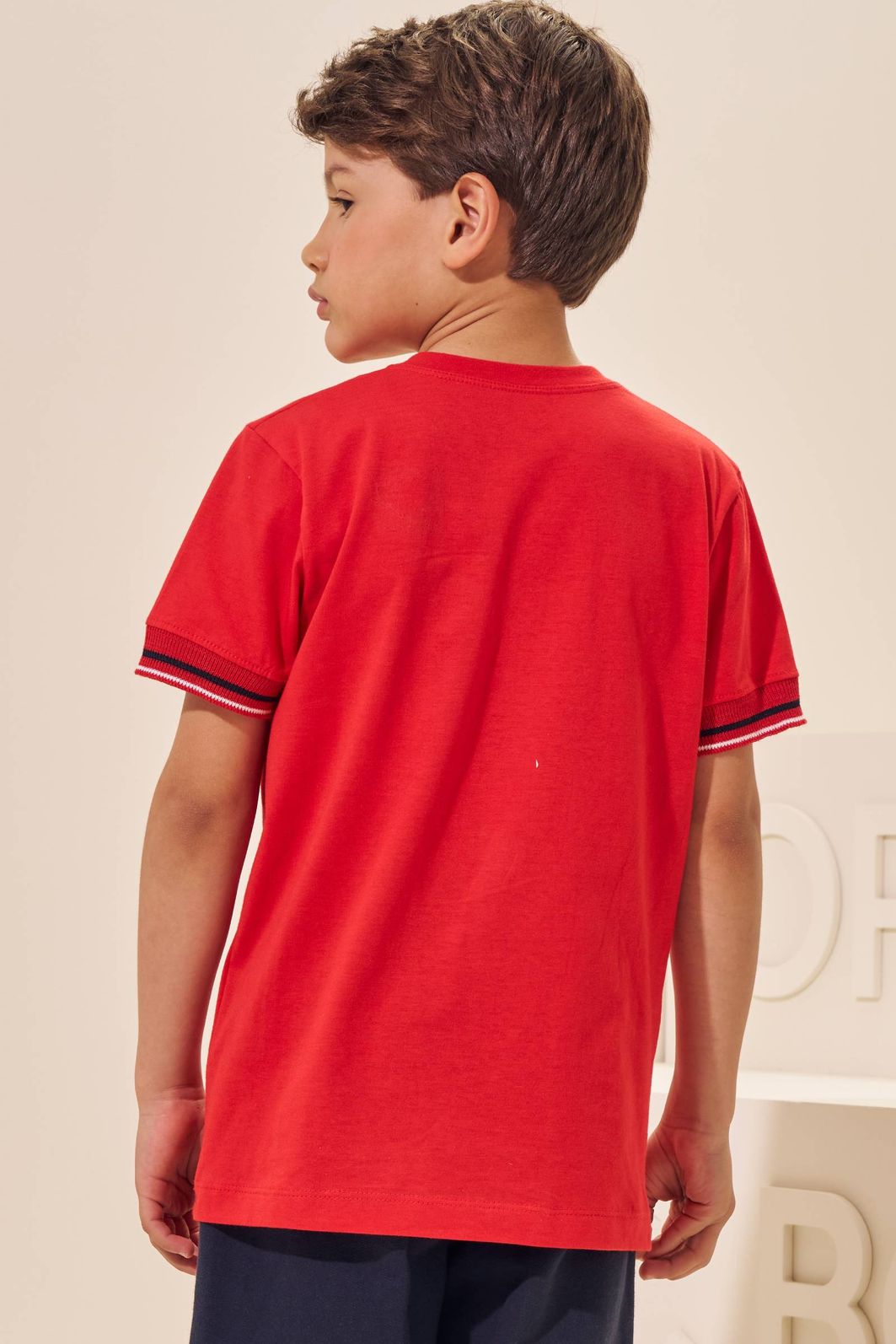Camiseta em meia malha 96292 LucBoo Infantil Menino Camiseta em meia malha 96292 LucBoo Infantil Menino