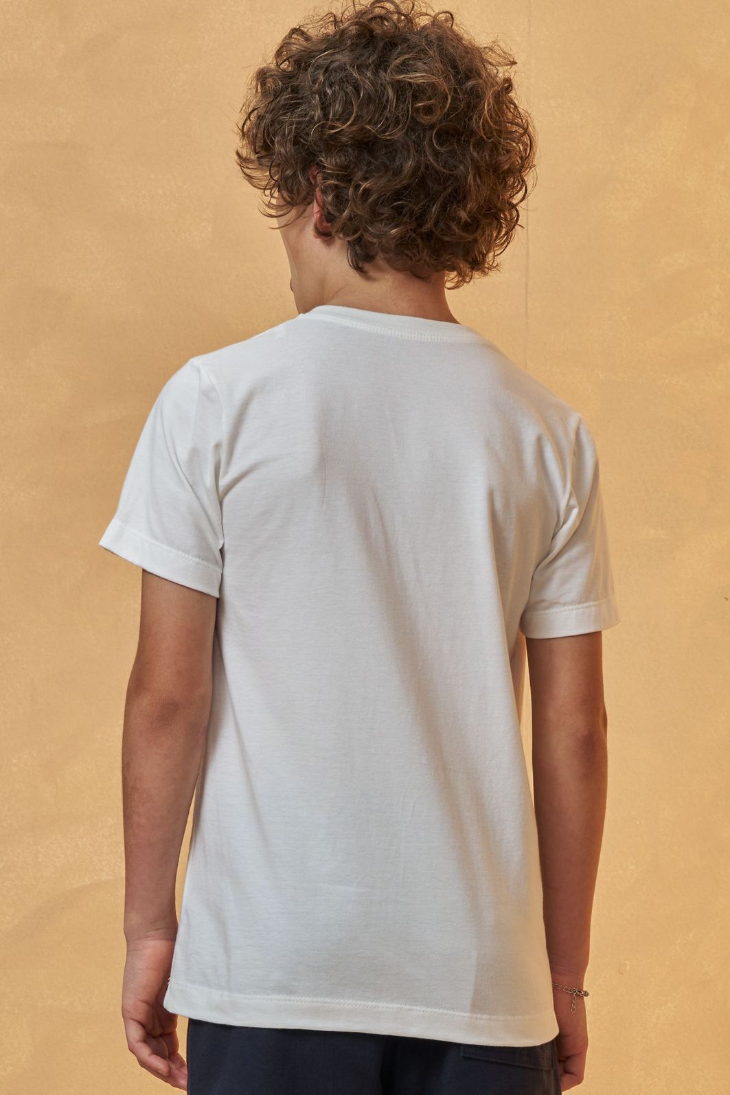 Camiseta em meia malha 93378 Johnny Fox Teen Menino Camiseta em meia malha 93378 Johnny Fox Teen Menino