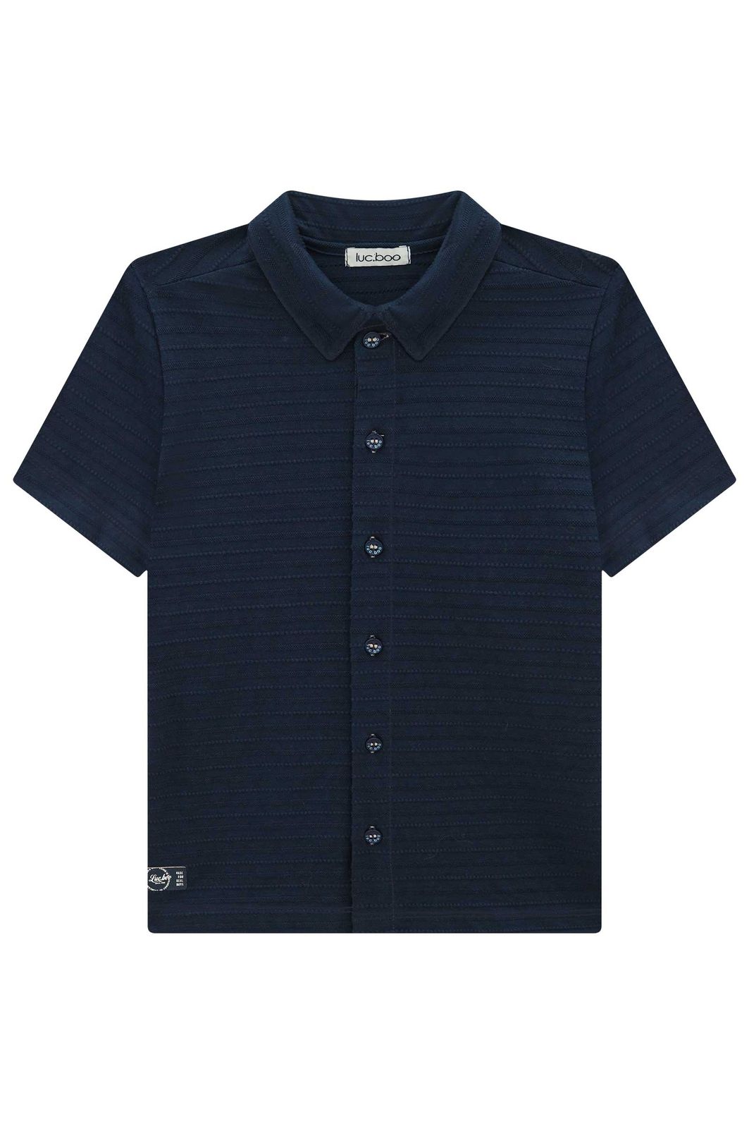 Camisa em malha textura 98428 LucBoo Infantil Menino Camisa em malha textura 98428 LucBoo Infantil Menino
