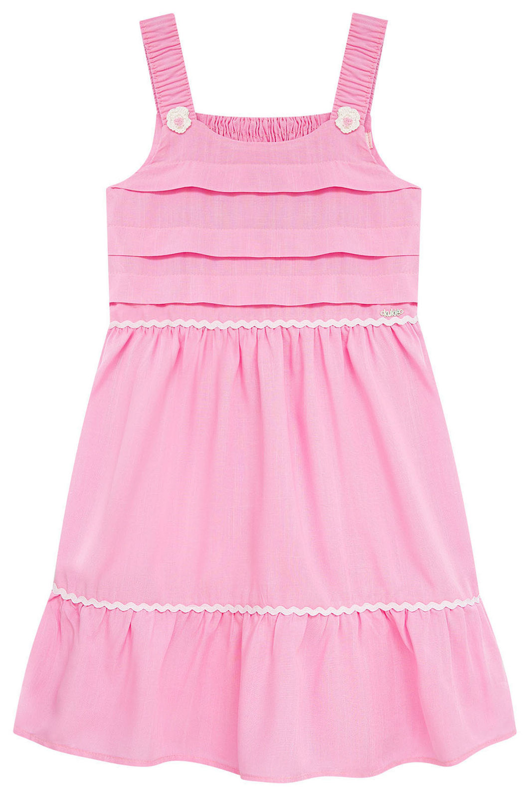 Vestido em viscose 96394 Kukiê Infantil Menina