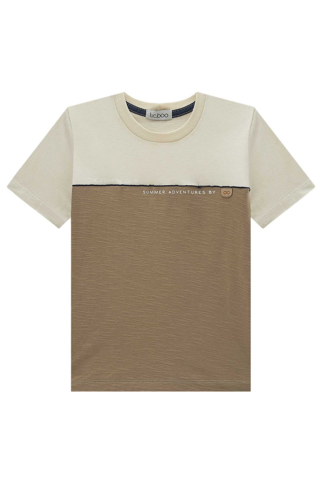 Camiseta em meia malha flamê 98757 LucBoo Infantil Menino Camiseta em meia malha flamê 98757 LucBoo Infantil Menino