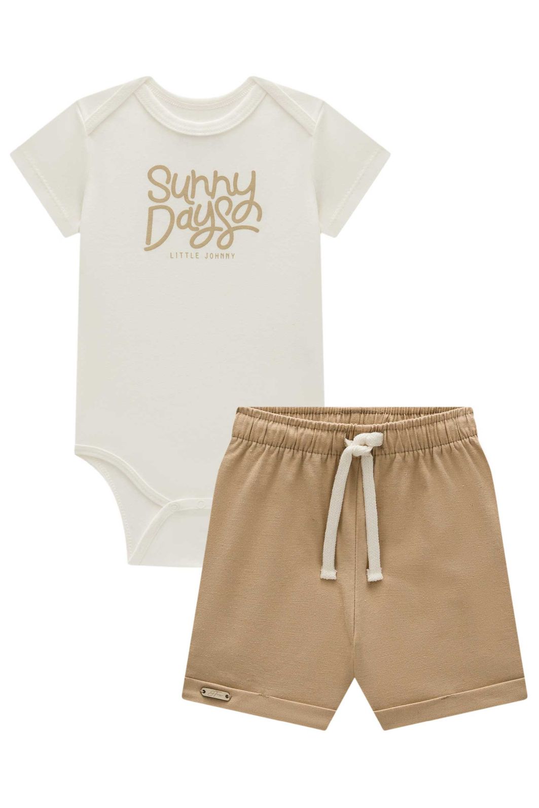 Conjunto de body em suedine e bermuda em linho santorine com elastano 95437 Johnny Fox Bebê Menino Conjunto de body em suedine e bermuda em linho santorine com elastano 95437 Johnny Fox Bebê Menino