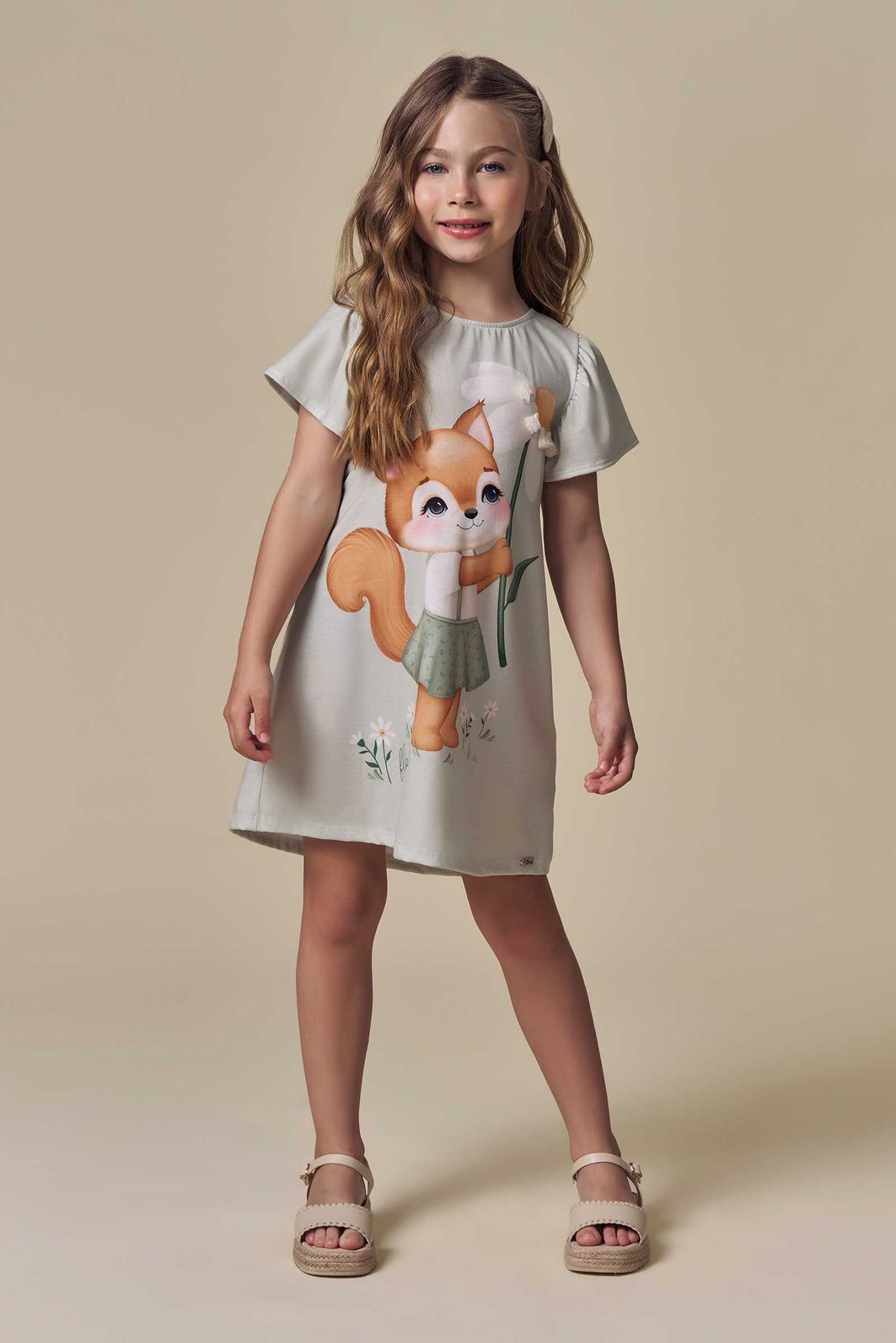 Vestido em malha power 93385 Infanti Infantil Menina Vestido em malha power 93385 Infanti Infantil Menina