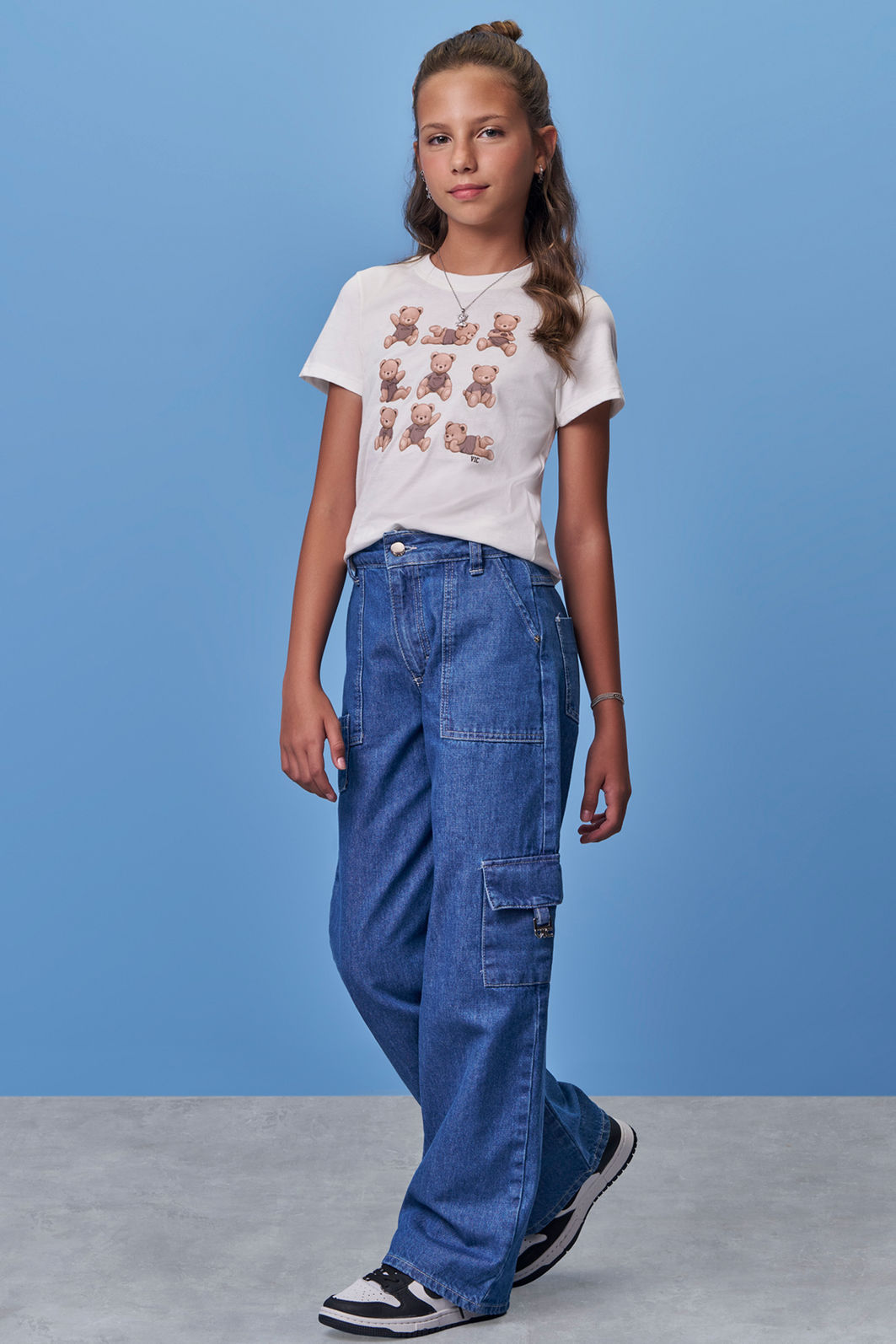 Blusa em meia malha 98492 Vic Teen Menina Blusa em meia malha 98492 Vic Teen Menina