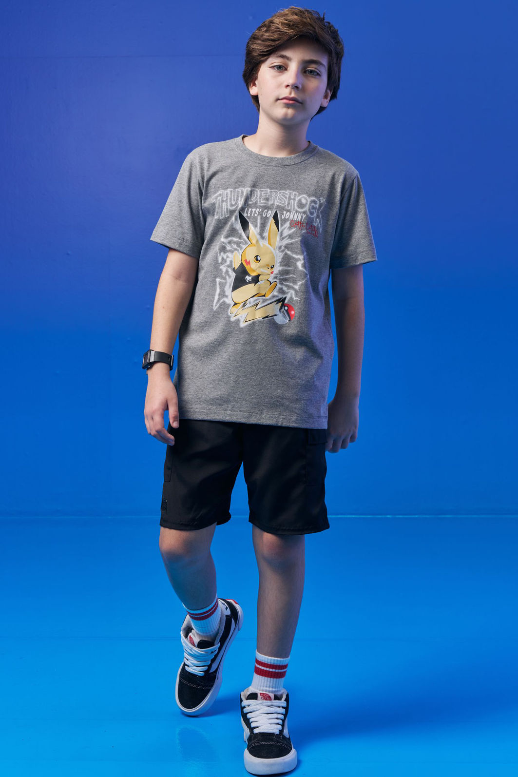Camiseta em meia malha 94305 Johnny Fox Teen Menino Camiseta em meia malha 94305 Johnny Fox Teen Menino