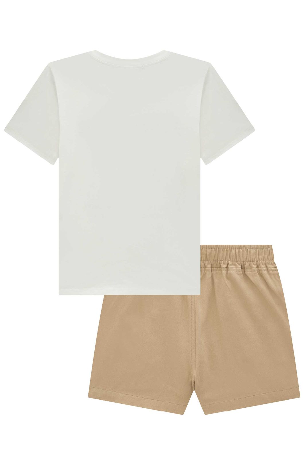 Conjunto de camiseta comfy em meia malha e shorts em sarja com elastano 96245 Lilimoon Teen Menina Conjunto de camiseta comfy em meia malha e shorts em sarja com elastano 96245 Lilimoon Teen Menina