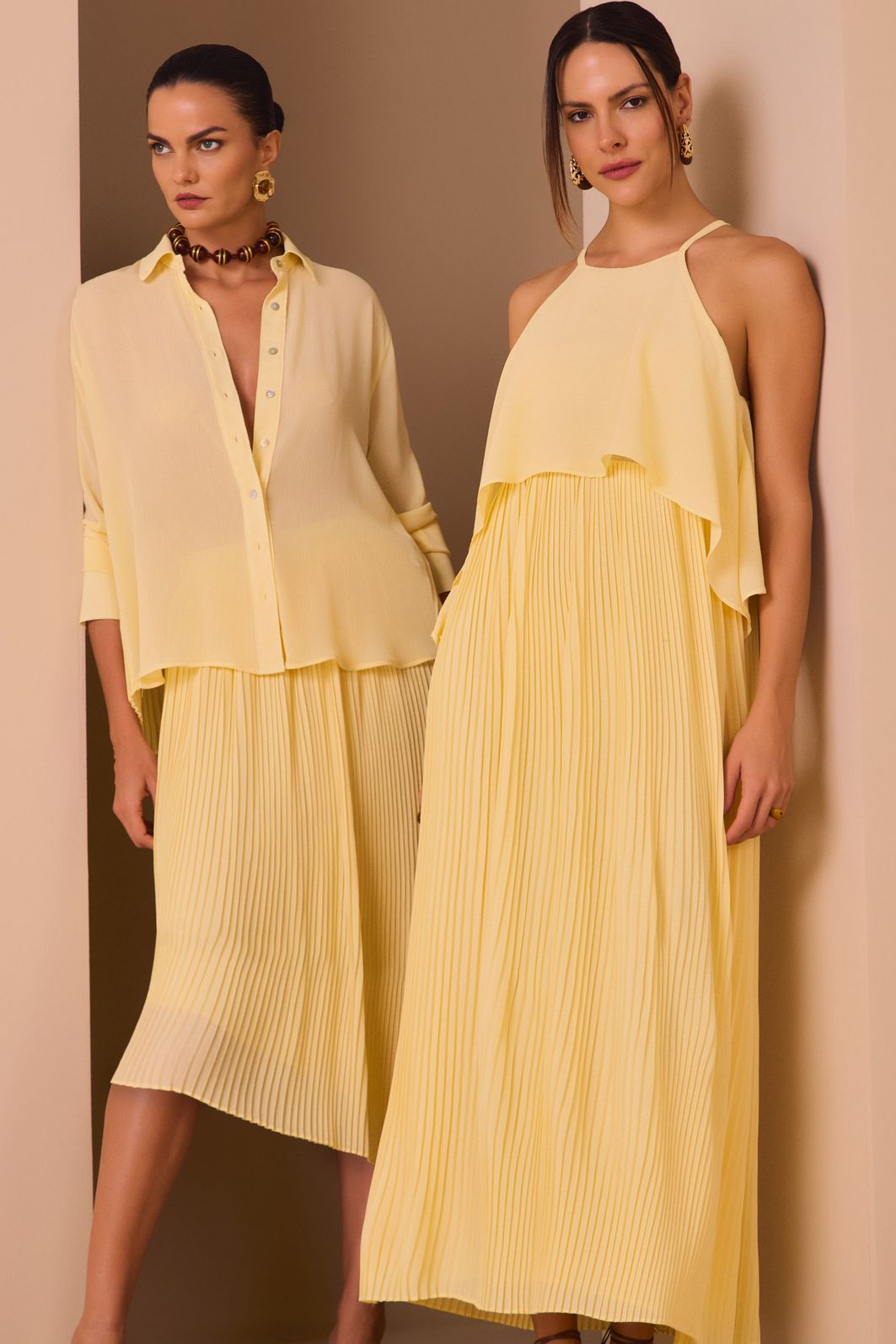 Camisa em chiffon texturizado 97662 Linzzi Camisa em chiffon texturizado 97662 Linzzi