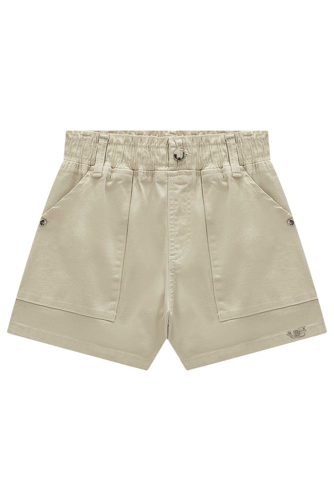 Shorts em sarja com elastano 98801 Vic Teen Menina