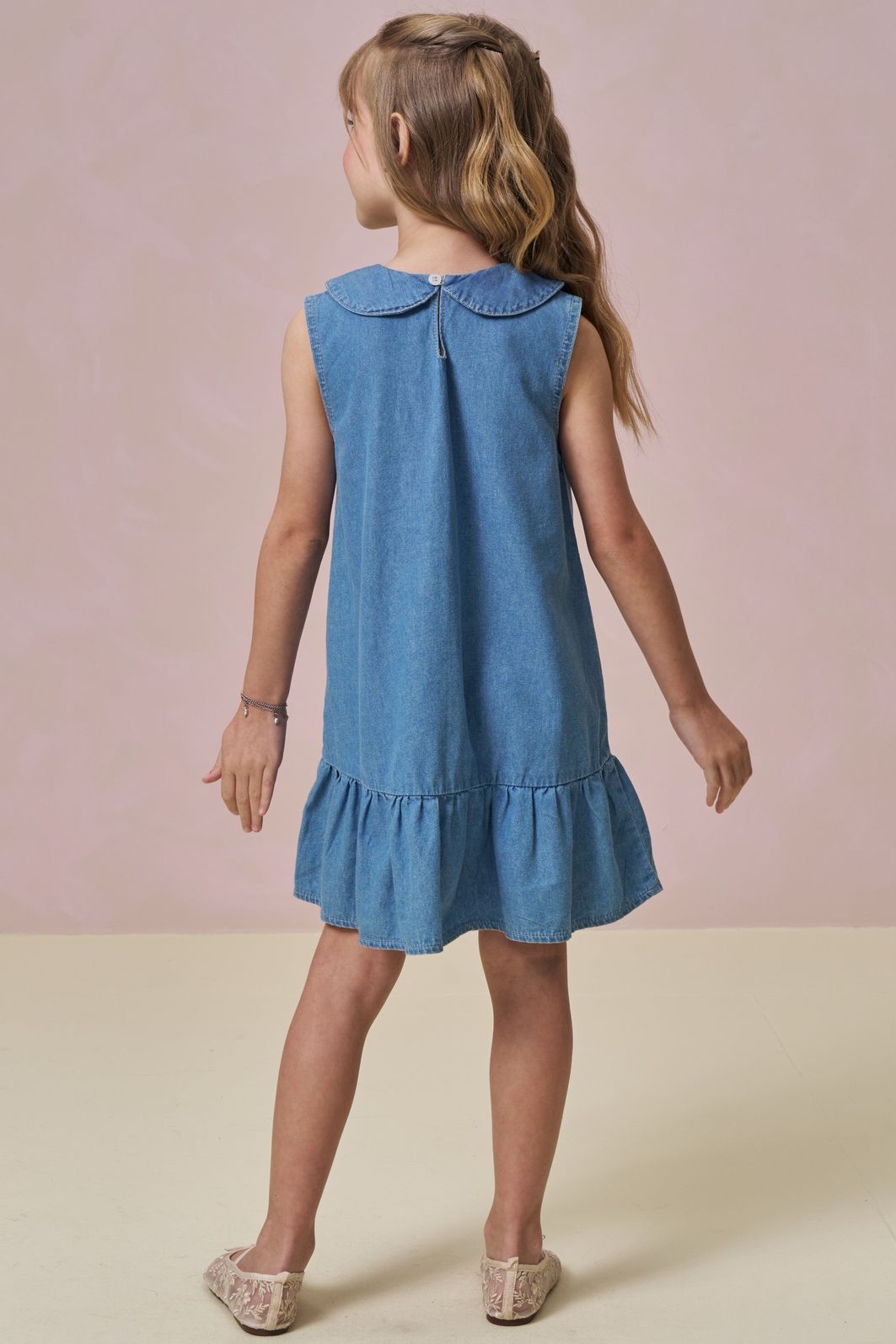 Vestido em jeans 95339 Infanti Infantil Menina Vestido em jeans 95339 Infanti Infantil Menina
