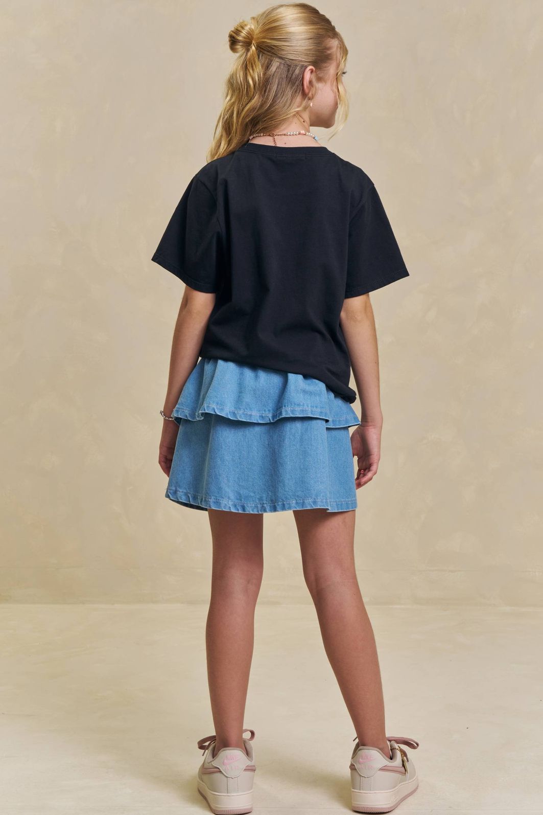 Camiseta comfy em meia malha 95059 Lilimoon Teen Menina Camiseta comfy em meia malha 95059 Lilimoon Teen Menina