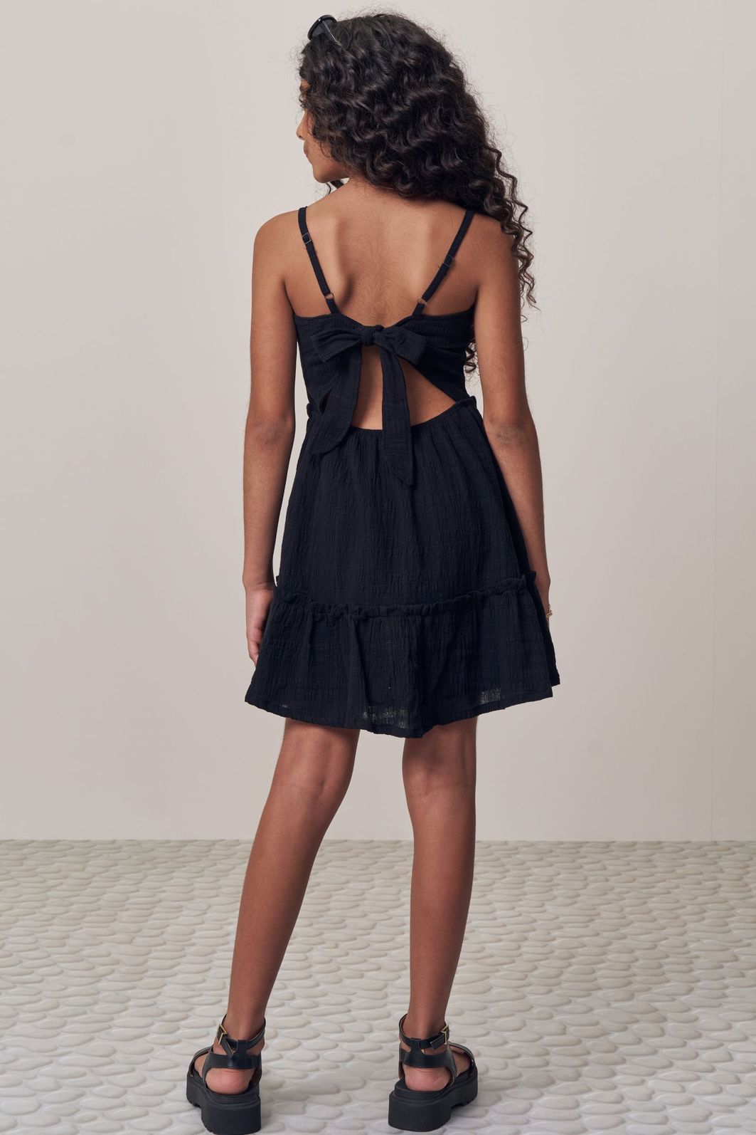 Vestido em tecido plano aimee 98180 Lilimoon Teen Menina Vestido em tecido plano aimee 98180 Lilimoon Teen Menina
