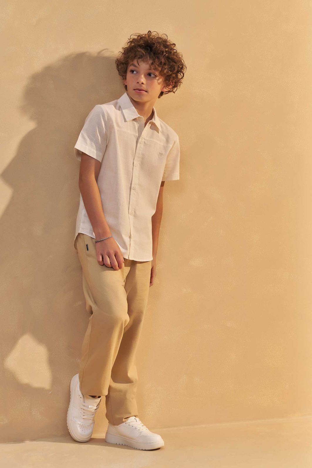 Camisa em verano chambray 96722 Johnny Fox Teen Menino Camisa em verano chambray 96722 Johnny Fox Teen Menino