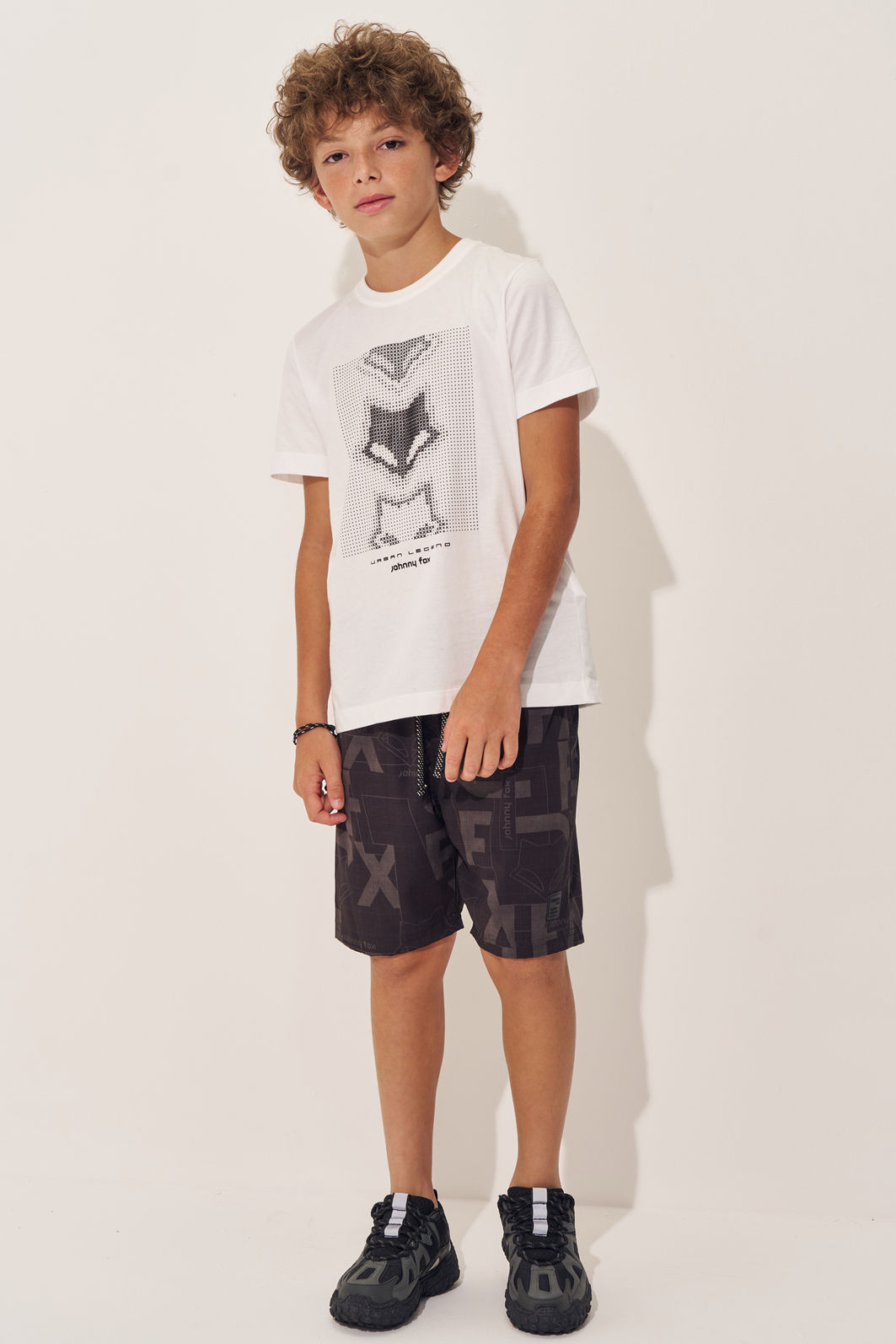 Camiseta em meia malha 97792 Johnny Fox Teen Menino Camiseta em meia malha 97792 Johnny Fox Teen Menino