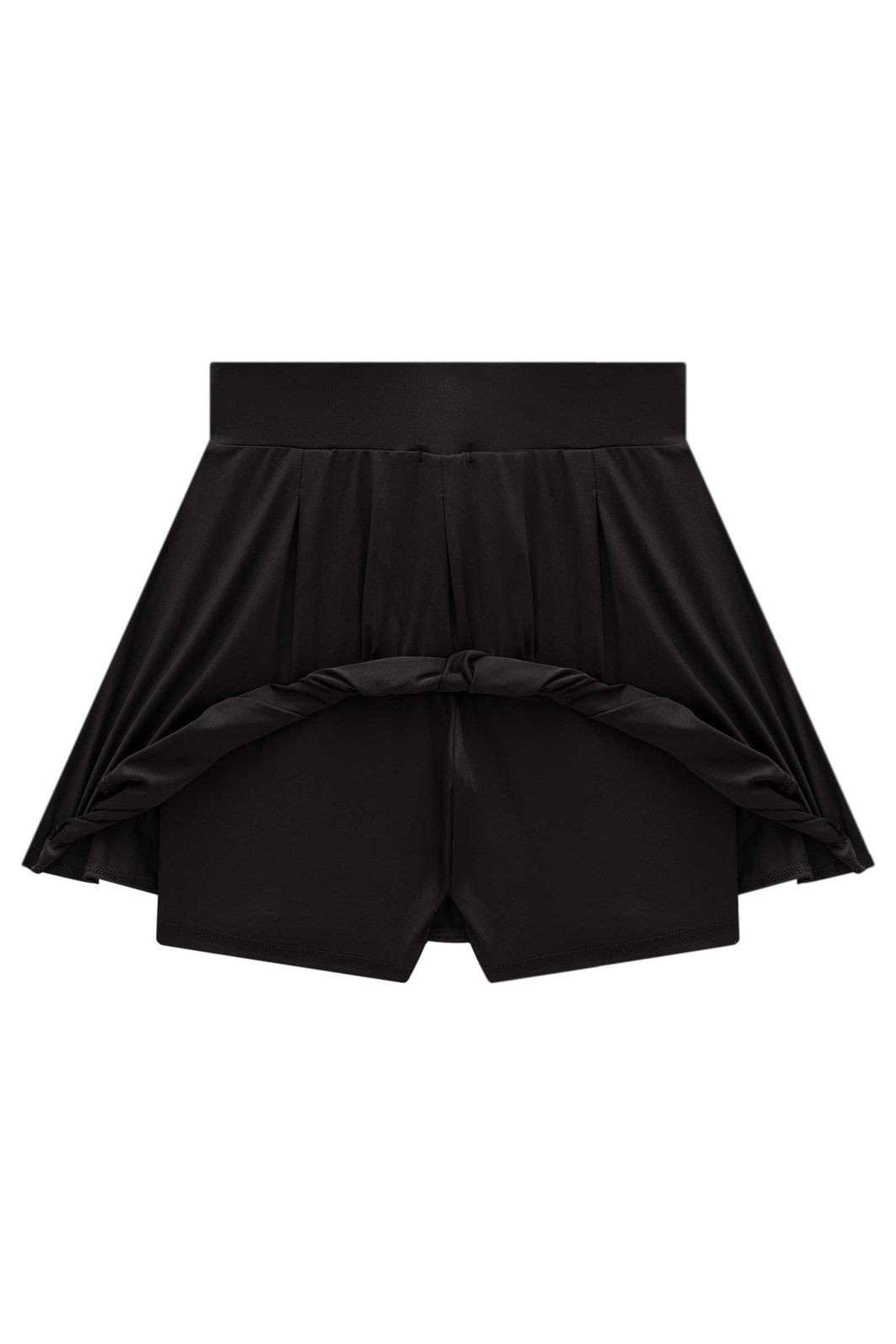 Saia em malha UV50 com shorts embutido 96268 Vic Teen Menina Saia em malha UV50 com shorts embutido 96268 Vic Teen Menina