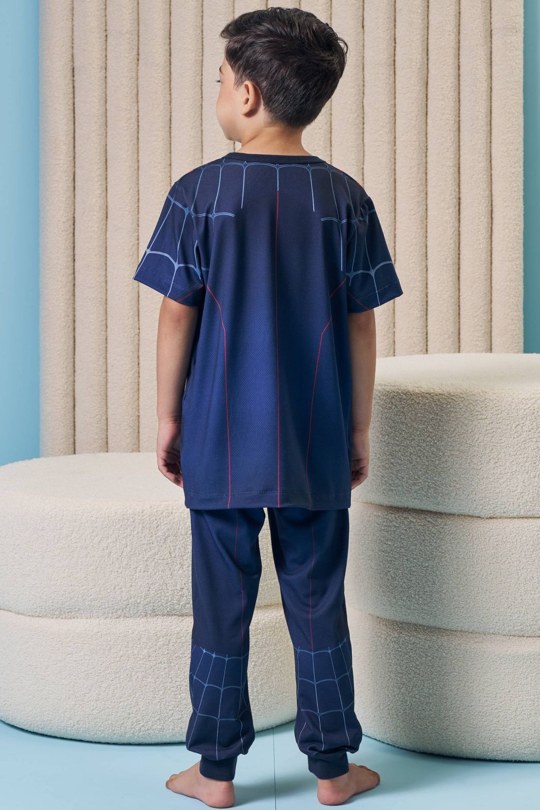 Conjunto de pijama com camiseta e calça em malha power 97068 LucBoo Infantil Menino Conjunto de pijama com camiseta e calça em malha power 97068 LucBoo Infantil Menino