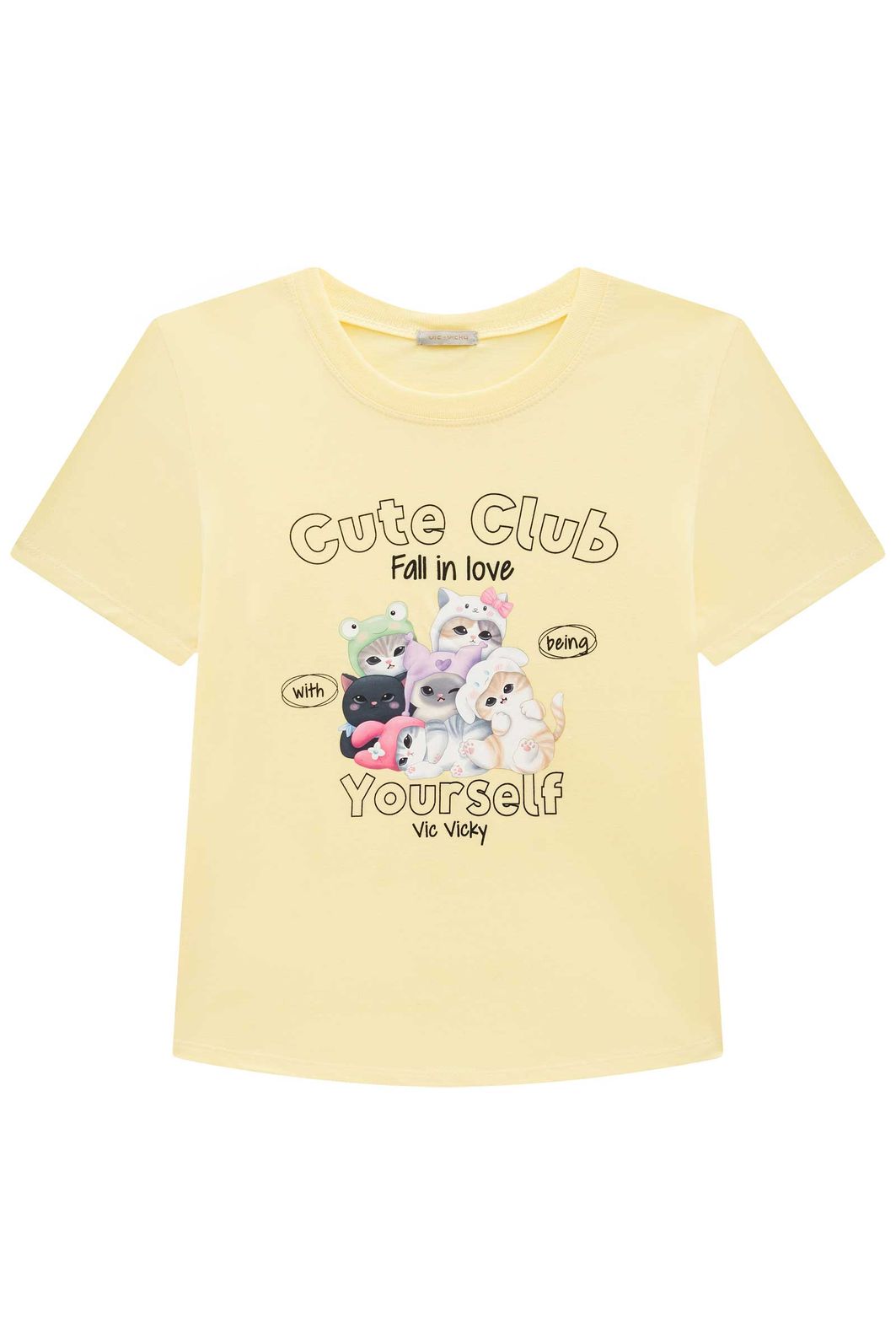 Blusa em meia malha 94586 Vic Teen Menina Blusa em meia malha 94586 Vic Teen Menina