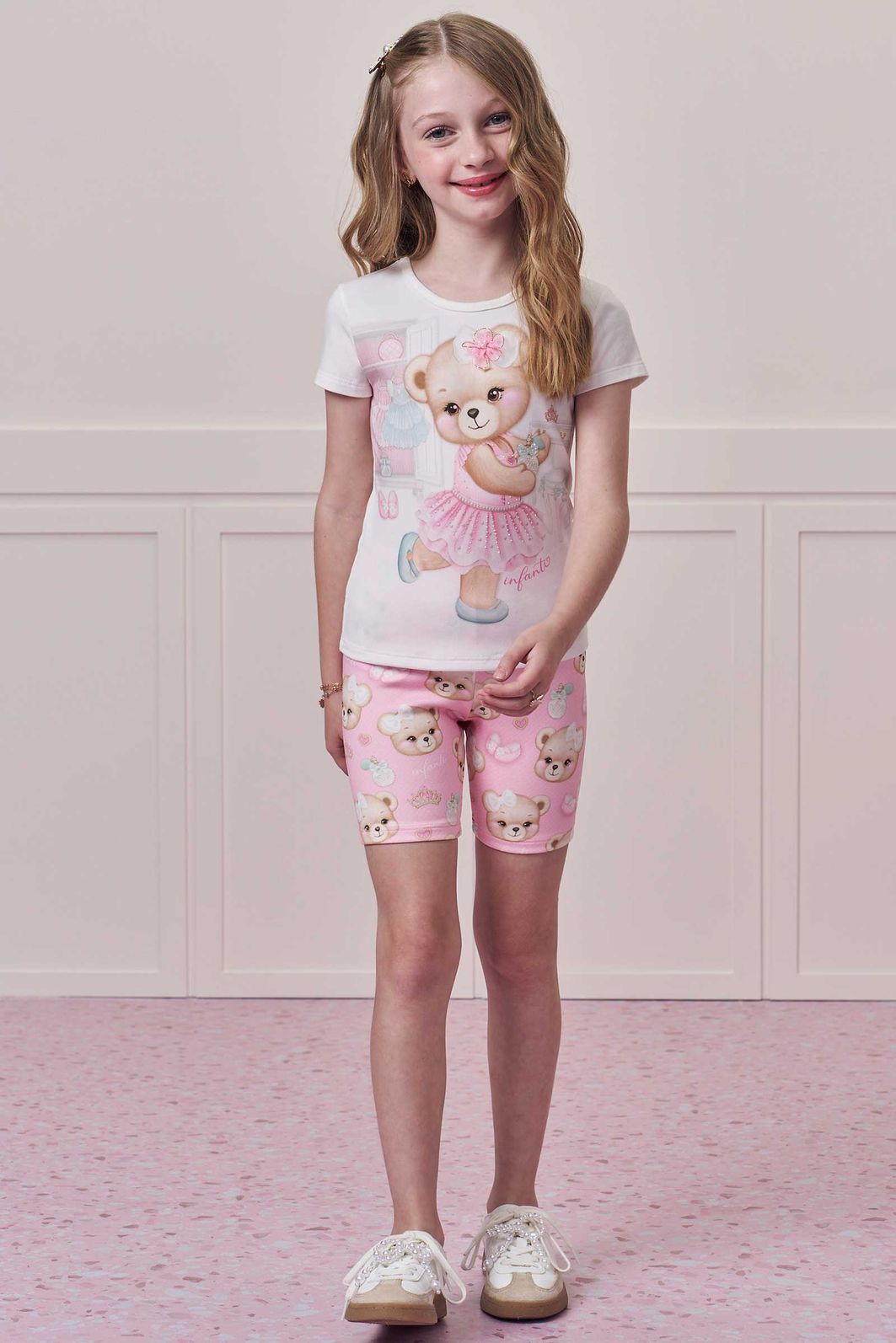 Blusa em cotton 98077 Infanti Infantil Menina Blusa em cotton 98077 Infanti Infantil Menina