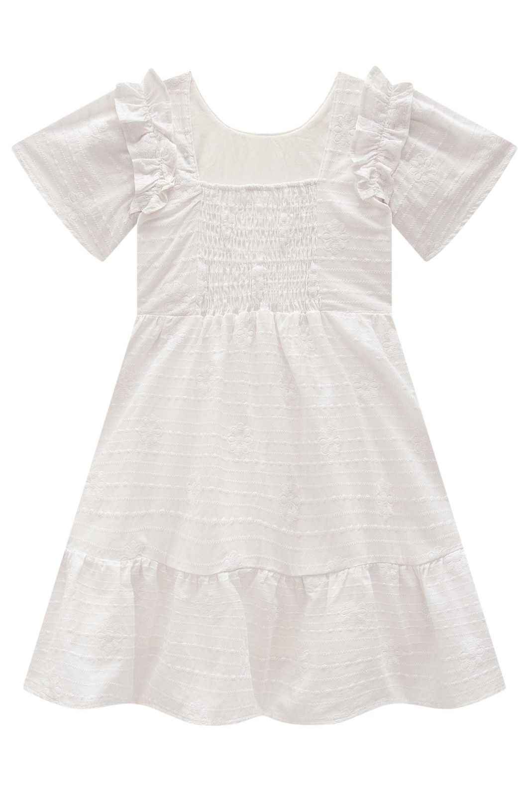 Vestido em tricoline bordada 98534 Infanti Infantil Menina Vestido em tricoline bordada 98534 Infanti Infantil Menina