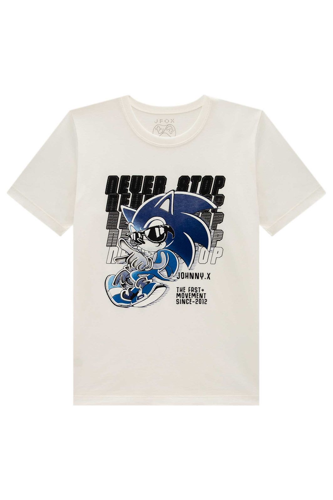 Camiseta em meia malha 94326 Johnny Fox Teen Menino Camiseta em meia malha 94326 Johnny Fox Teen Menino