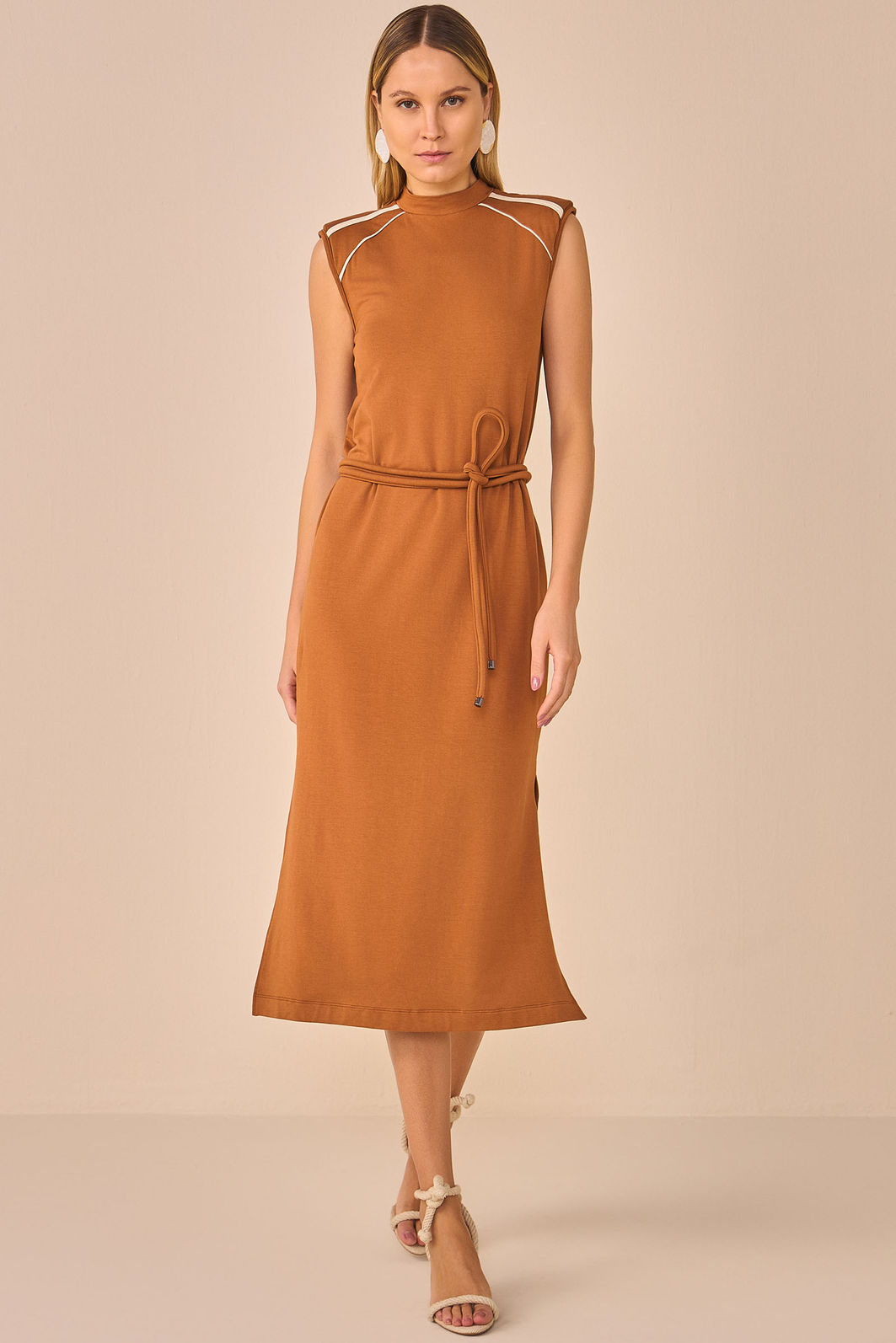 Vestido maxi midi em molevisco premium 96767 Linzzi Vestido maxi midi em molevisco premium 96767 Linzzi