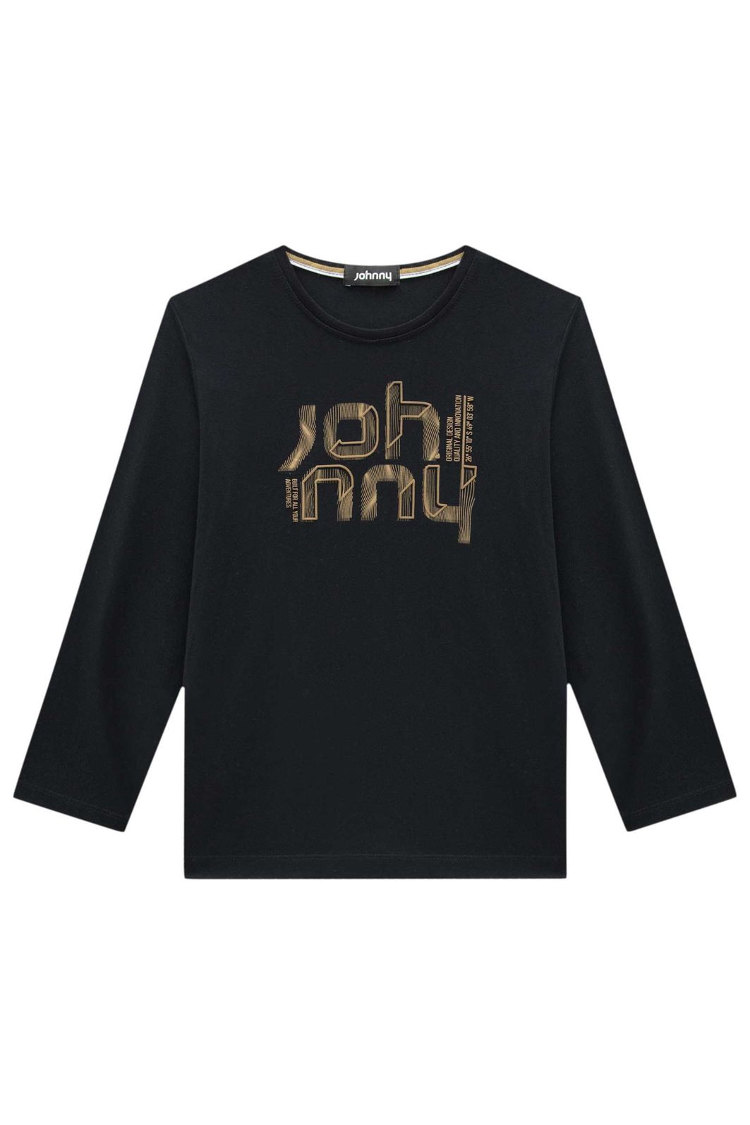 Camiseta em modal com elastano 92942 Johnny Fox Teen Menino Camiseta em modal com elastano 92942 Johnny Fox Teen Menino