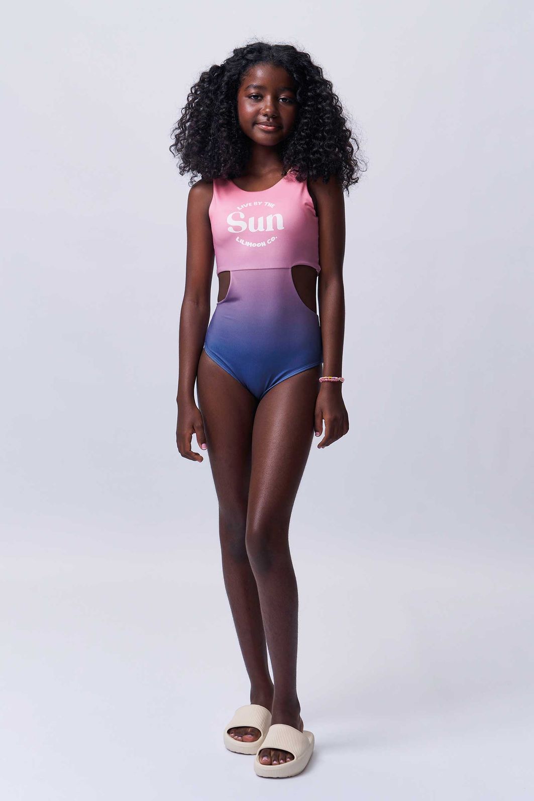 Maiô em malha UV Dry com proteção UV 50+ 92869 Lilimoon Teen Menina Maiô em malha UV Dry com proteção UV 50+ 92869 Lilimoon Teen Menina