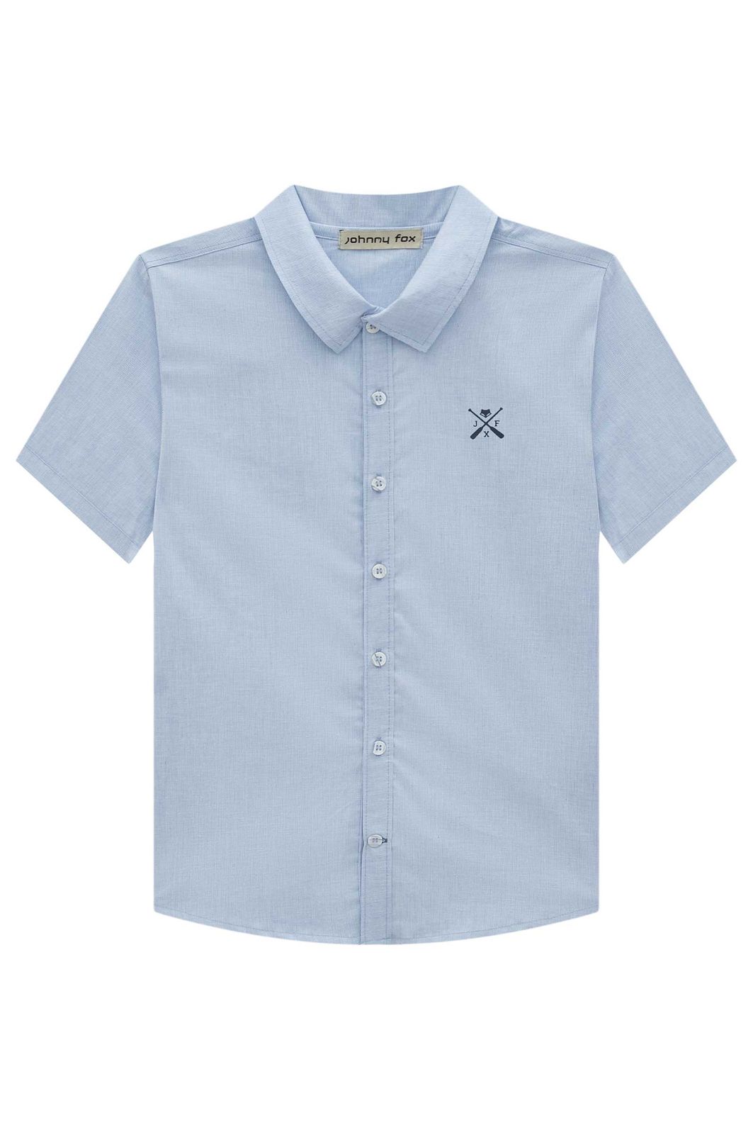 Camisa em tricoline listrada andes 98815 Johnny Fox Teen Menino Camisa em tricoline listrada andes 98815 Johnny Fox Teen Menino