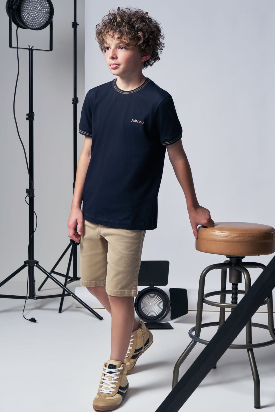 Camiseta em meia malha 96030 Johnny Fox Teen Menino Camiseta em meia malha 96030 Johnny Fox Teen Menino