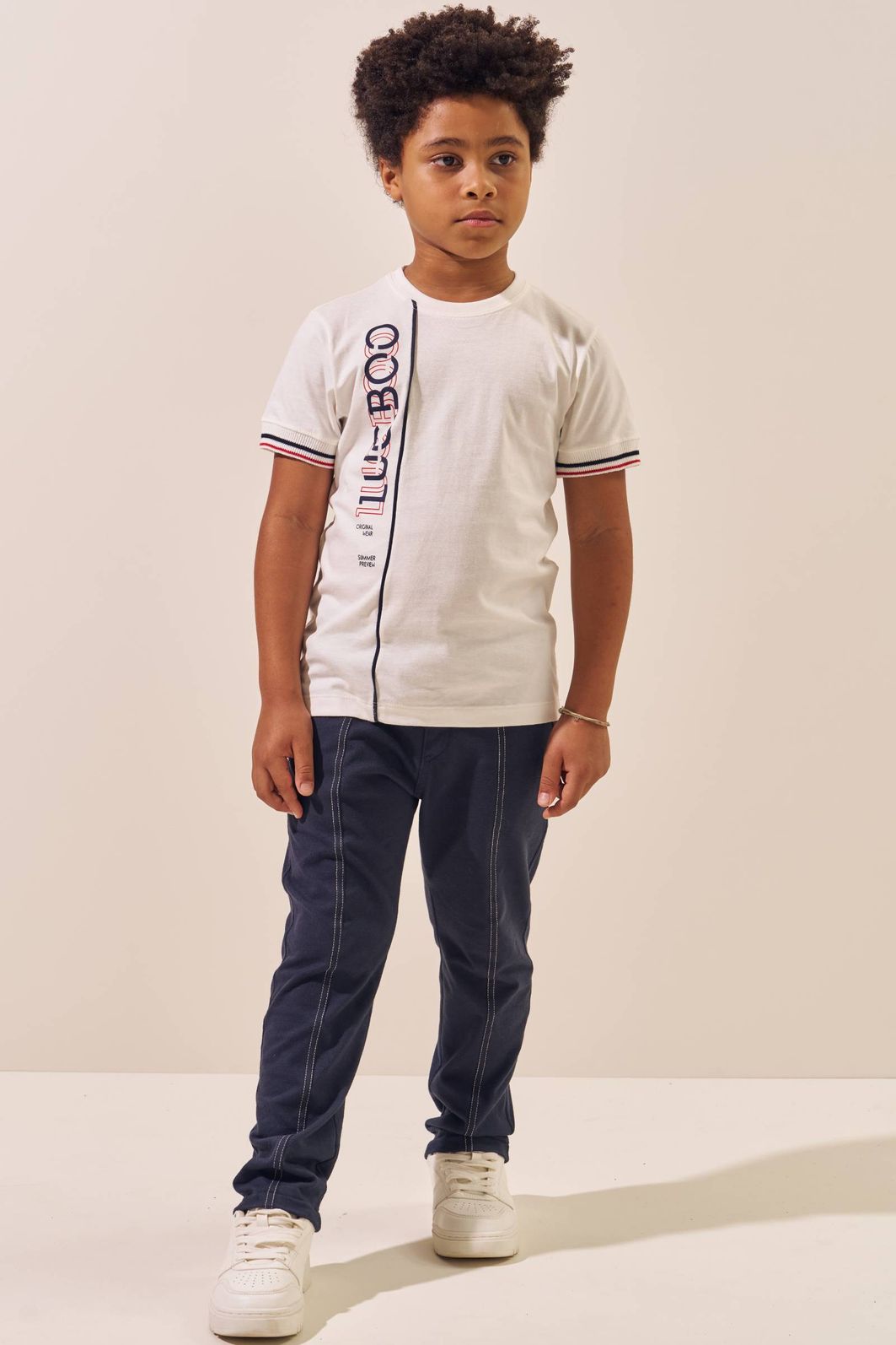Camiseta em meia malha 96292 LucBoo Infantil Menino Camiseta em meia malha 96292 LucBoo Infantil Menino