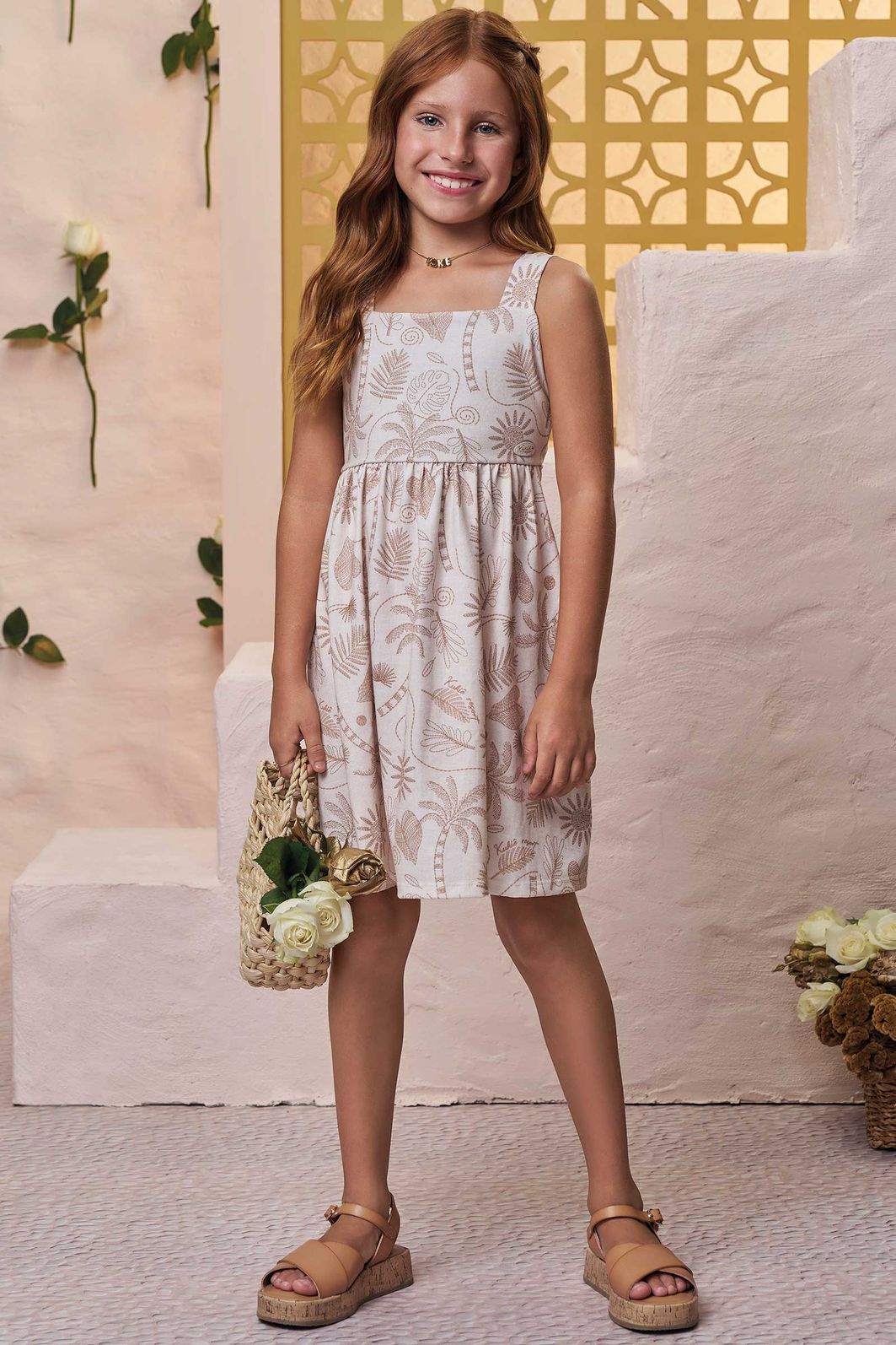 Vestido em malha power 99605 Kukiê Infantil Menina Vestido em malha power 99605 Kukiê Infantil Menina