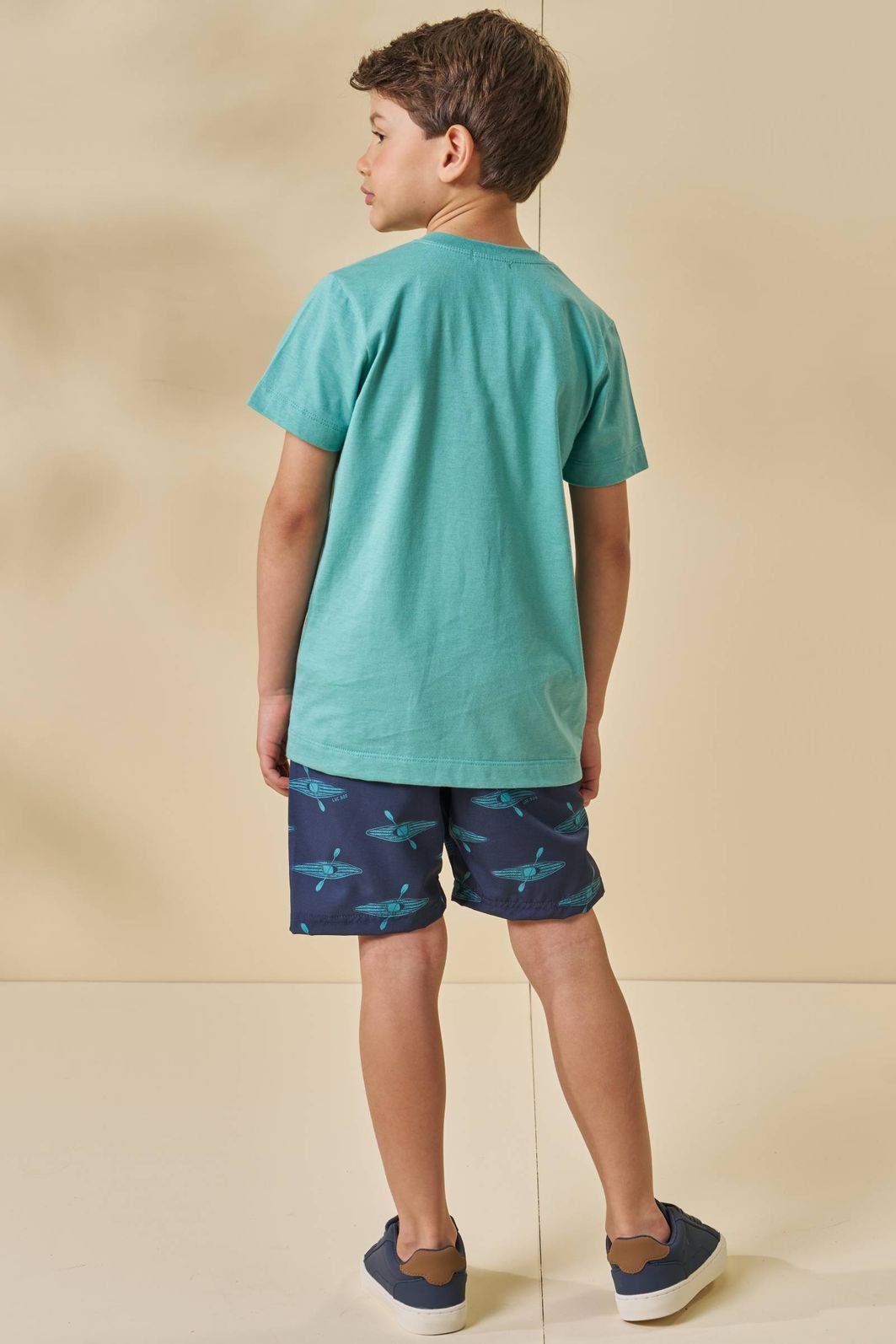 Camiseta em meia malha 95647 LucBoo Infantil Menino Camiseta em meia malha 95647 LucBoo Infantil Menino