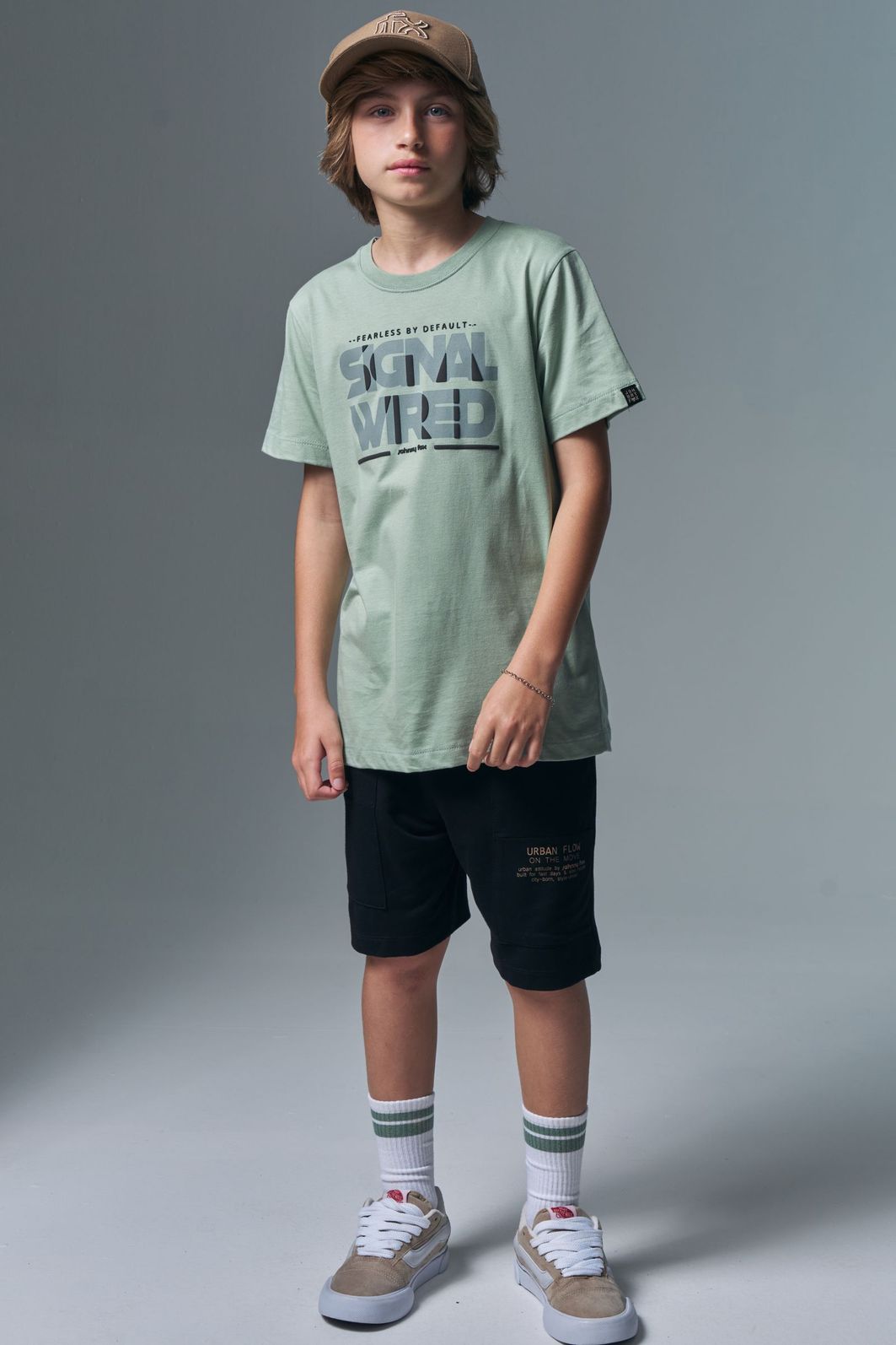 Camiseta em meia malha 96618 Johnny Fox Teen Menino Camiseta em meia malha 96618 Johnny Fox Teen Menino