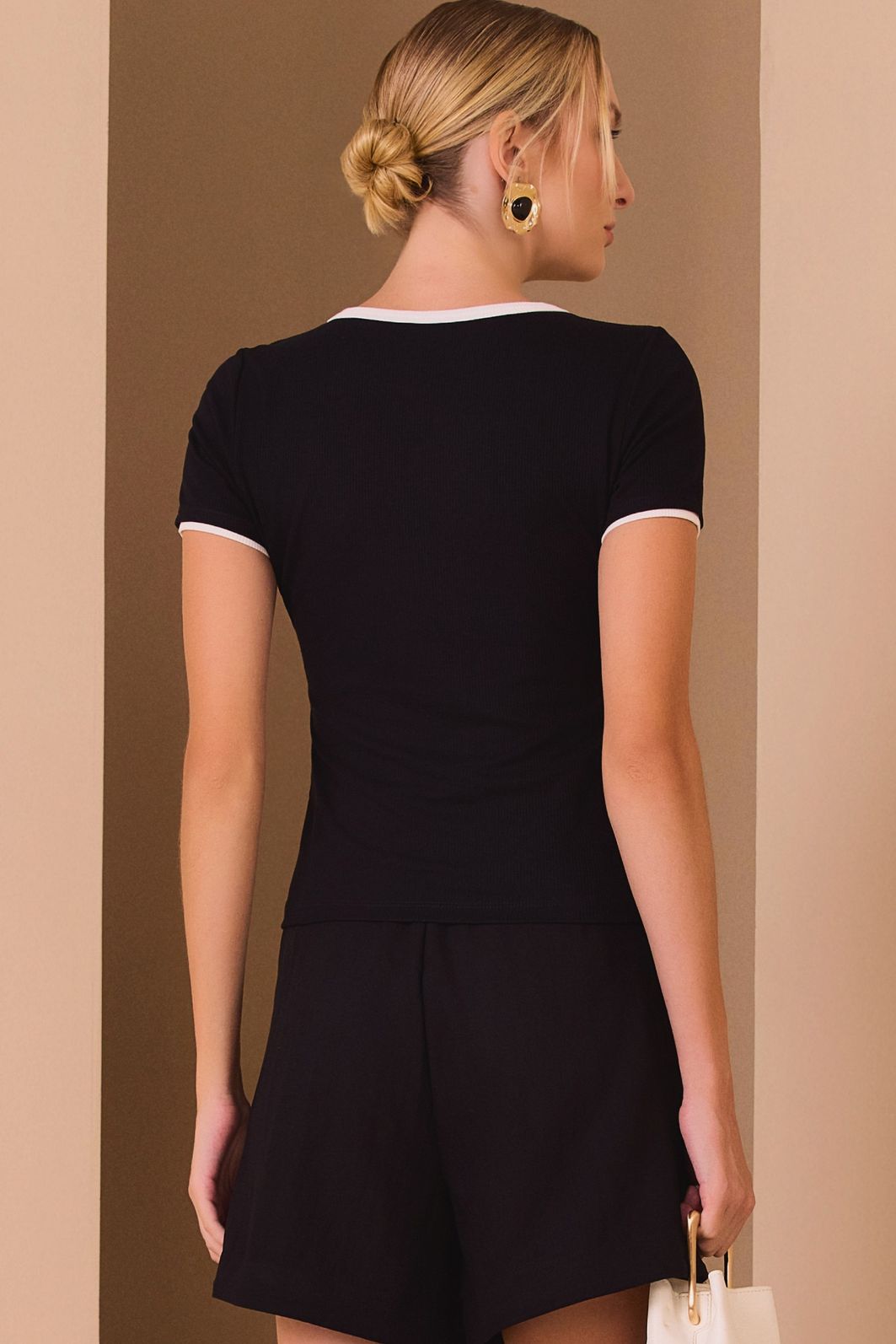 Blusa em ribana premium canelada 98087 Linzzi Blusa em ribana premium canelada 98087 Linzzi