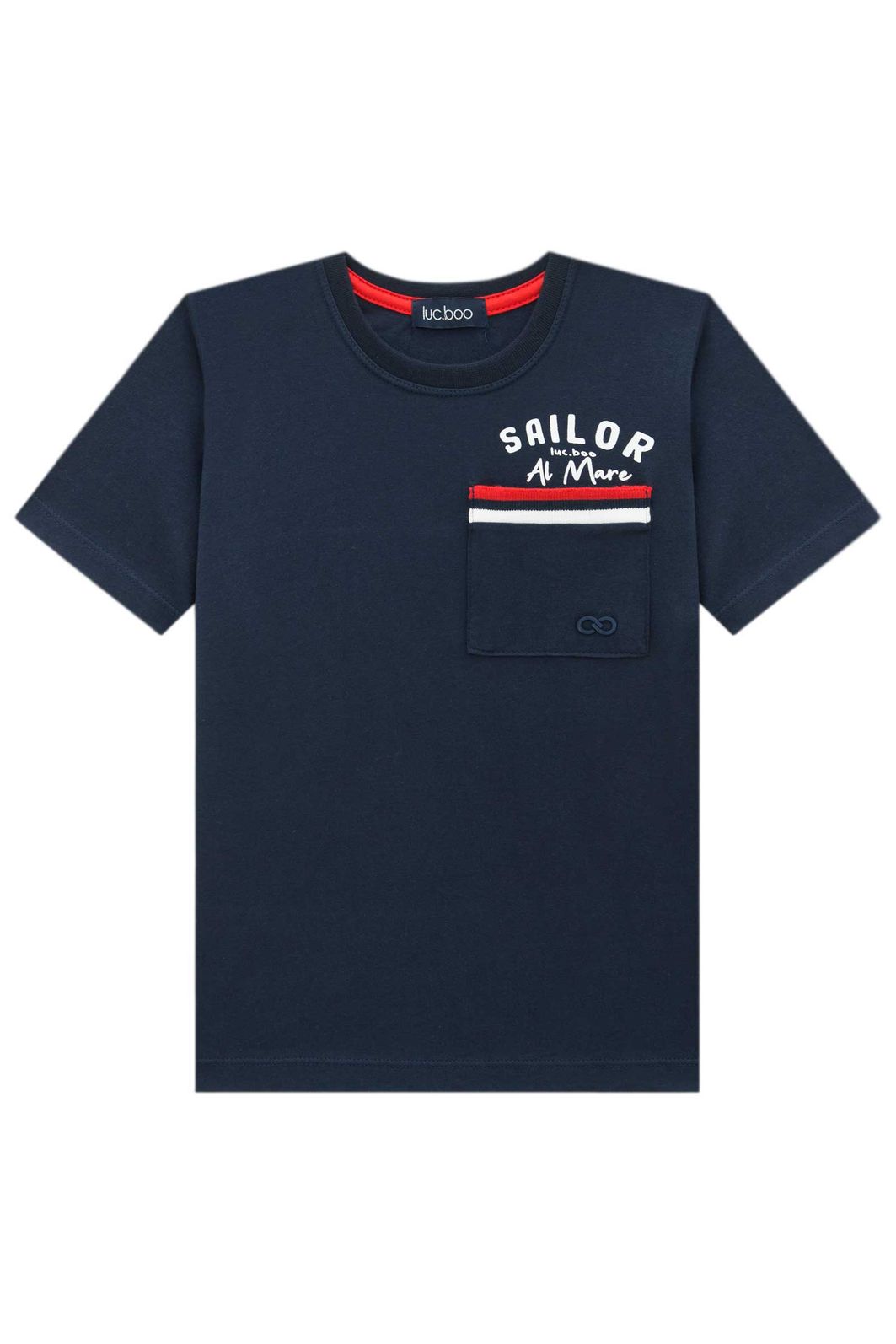 Camiseta em meia malha 95399 LucBoo Infantil Menino Camiseta em meia malha 95399 LucBoo Infantil Menino