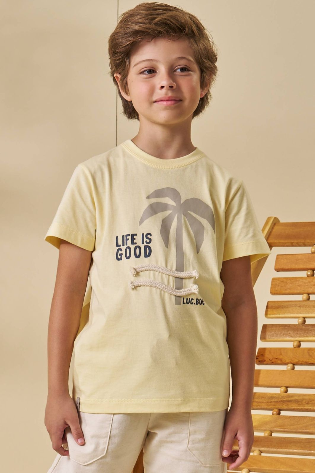 Camiseta em meia malha 95673 LucBoo Infantil Menino Camiseta em meia malha 95673 LucBoo Infantil Menino