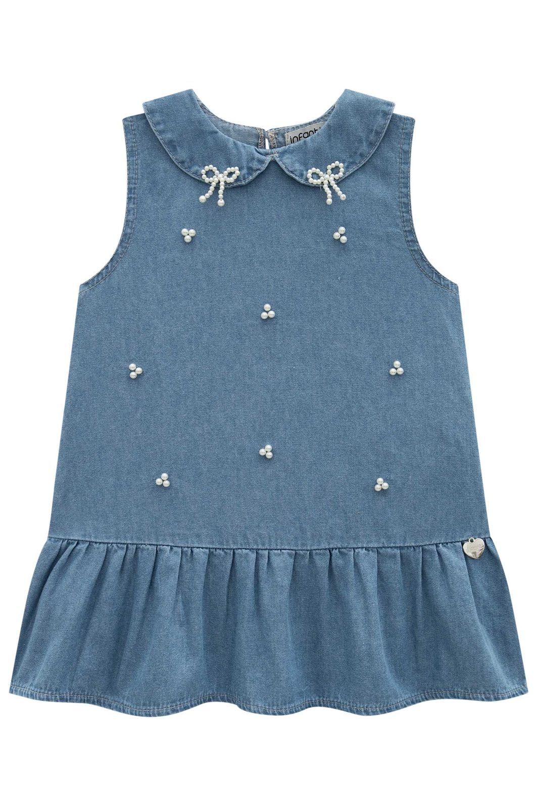 Vestido em jeans 95339 Infanti Infantil Menina Vestido em jeans 95339 Infanti Infantil Menina