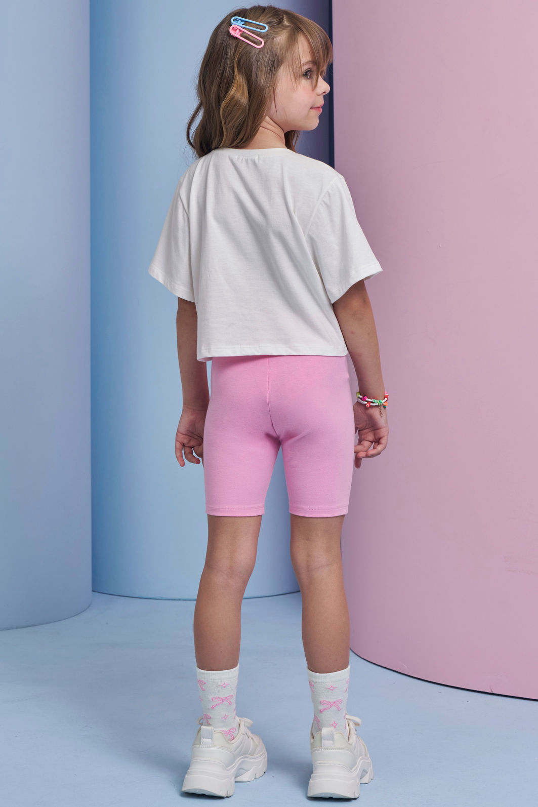 Biker em cotton 94361 Infanti Infantil Menina Biker em cotton 94361 Infanti Infantil Menina