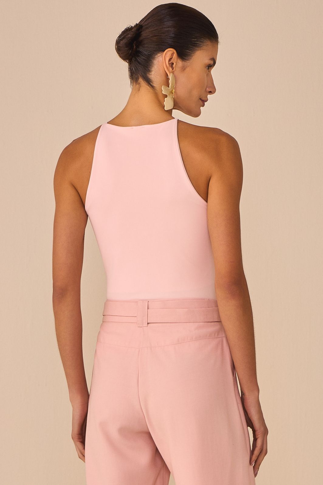 Blusa de alça em malha poliamida delicaté 94741 Linzzi Blusa de alça em malha poliamida delicaté 94741 Linzzi