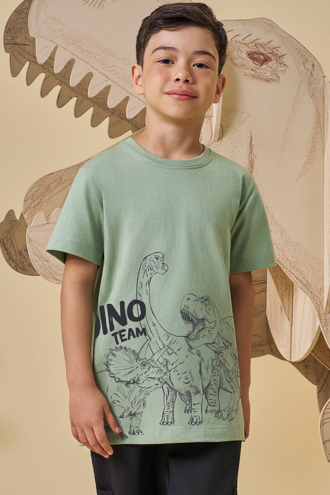 Camiseta em meia malha 94780 LucBoo Infantil Menino Camiseta em meia malha 94780 LucBoo Infantil Menino