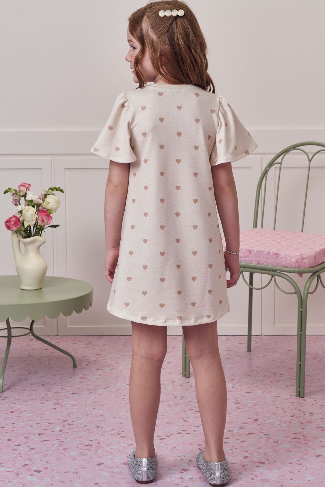 Vestido em molecotton 99122 Infanti Infantil Menina Vestido em molecotton 99122 Infanti Infantil Menina