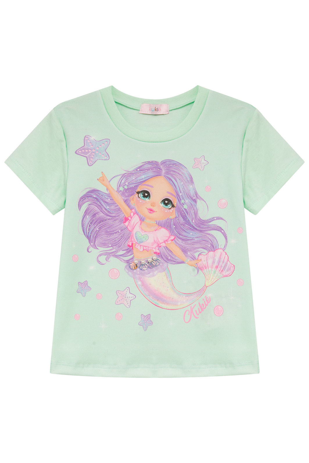 Blusa em meia malha 95447 Kukiê Infantil Menina Blusa em meia malha 95447 Kukiê Infantil Menina